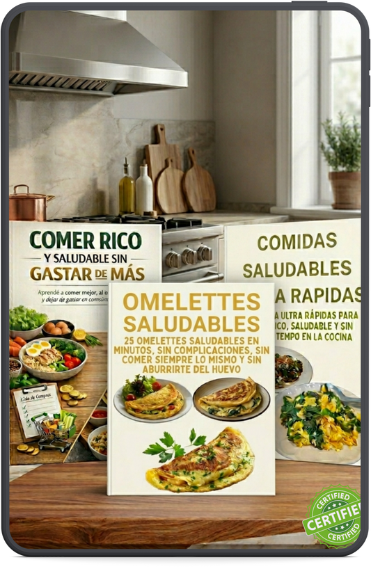 OMELETTES SALUDABLES + 2 BONOS DE REGALO